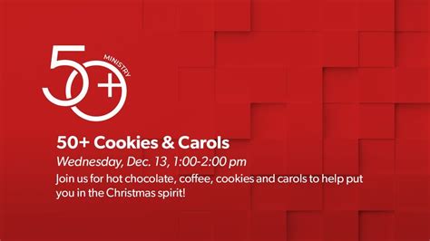 50+ Ministry Cookies & Carols, Lutheran Church of Hope, West Des Moines ...