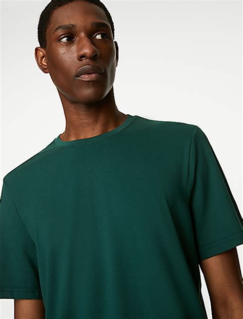 Buy Regular Fit Pure Cotton Crew Neck T-Shirt at Marks & Spencer