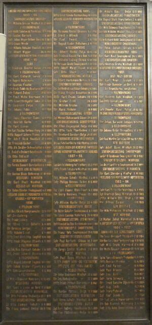 Windhuk:Gedenktafel in der Kirche – GenWiki