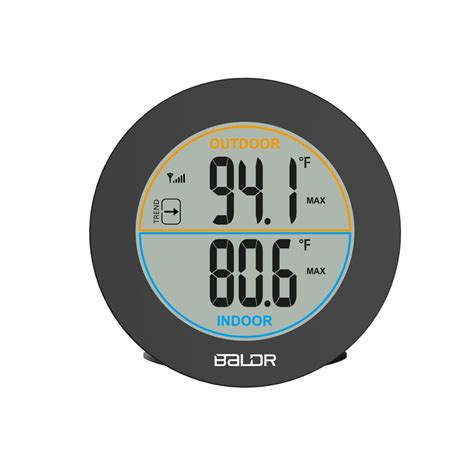 BALDR Wireless Indoor/Outdoor Thermometer - Surface or Wall Mounted ...
