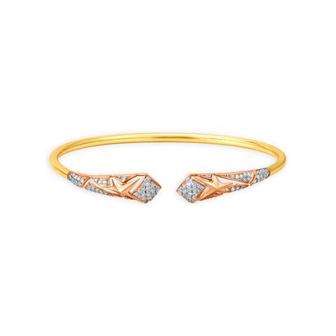 14KT Yellow Rose Gold Mia Glam Bangle
