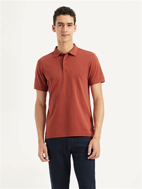 Men's Solid Slim Fit Polo T-shirt – Levis India Store