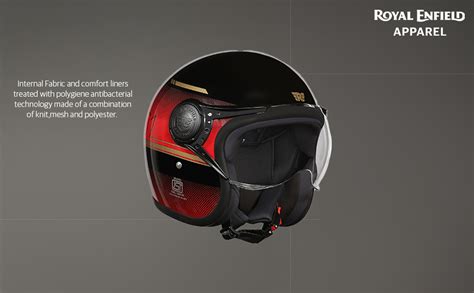 ROYAL ENFIELD MLG Jet NEO Open FACE Helmet | Made Like A Gun- ISI & DOT ...