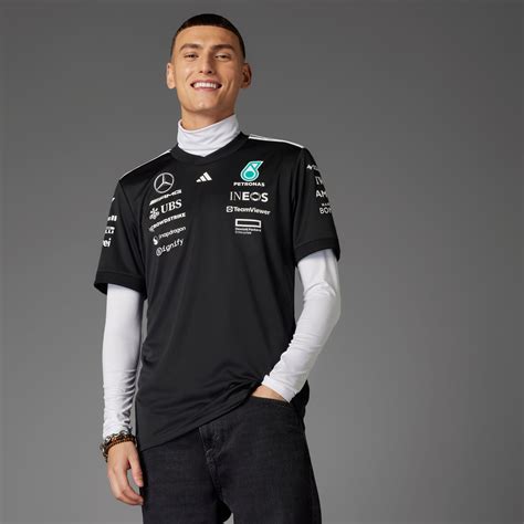 Men's Clothing - MERCEDES - AMG PETRONAS FORMULA ONE TEAM DRIVER JERSEY ...