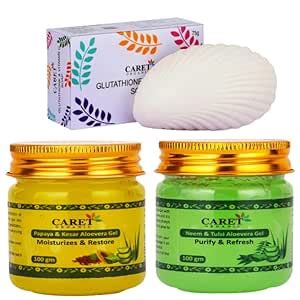Buy Caret Organic Glutathione & Vitamin C soap And Papaya Kesar ...