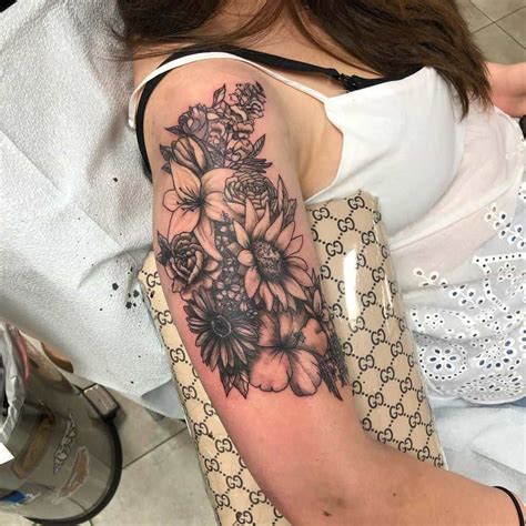upper arm tattoos for black females