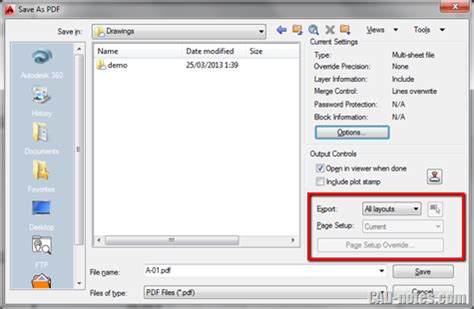 How to Save AutoCAD File in PDF Form 的图像结果