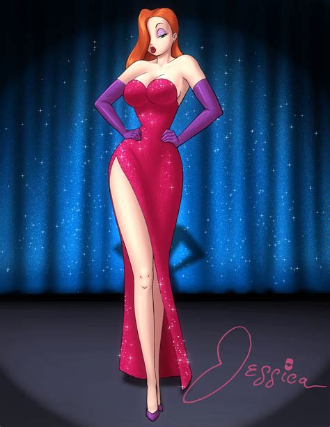 Pin de mko em Jessica em 2025 | Fantasias femininas, Jessica rabbit ...