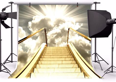 LFEEY 6x6ft Gold Shining Steps Backdrop Sunrise India | Ubuy