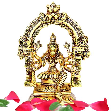 Brass World Varahi Amman Statue with Thiruvachi Big India | Ubuy