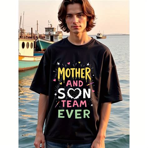 Athletic Wear, 2xlt Shirts for Men Big and Tall, Mother and Son Team ...