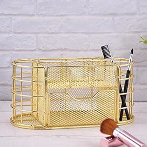 Metal Desk Organiser Pen Holder for Home Office Supplies Stationary ...
