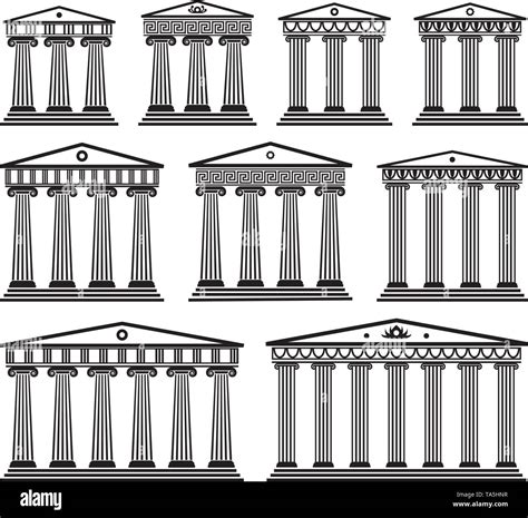 Ancient Greek Architecture Sketches