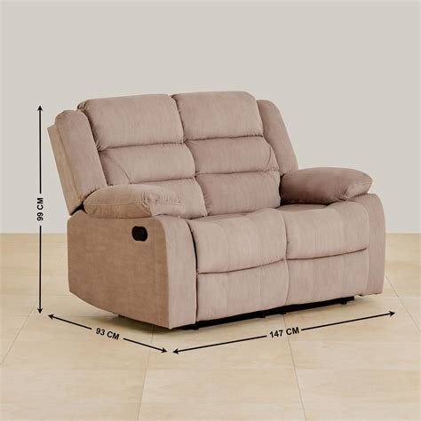 Buy Cairo NXT Fabric 3+2+1 Seater Recliner Set - Beige from Home Centre ...