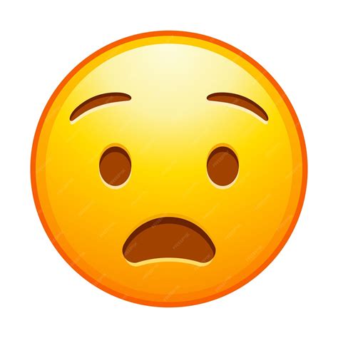 Premium Vector | Top quality emoticon astonished emoji shocked emoticon ...