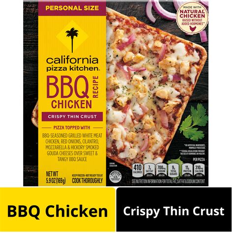 California Pizza Kitchen BBQ Chicken Personal Size Frozen Pizza with ...