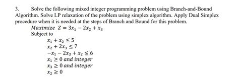 Mixed Integer Problem 的图像结果