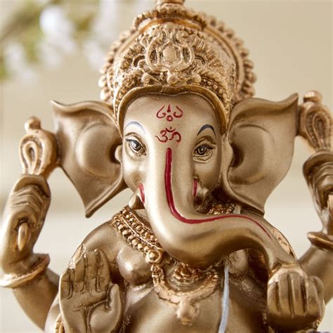 Buy Corsica Alpana Polyresin Sitting Ganesha Figurine from Corsica by ...