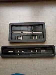 Plastic Bike Registration Licence Plate Frame, Holder, Enclosure ...