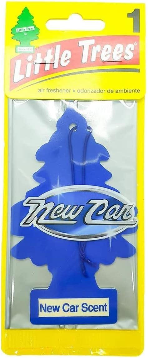 LITTLE TREES New Car Scent Air Freshener | Cotton Paper | Hanging Paper ...