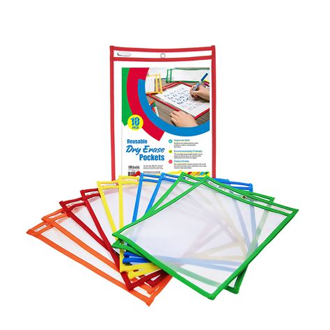 REUSABLE DRY ERASE POCKETS - Book Master