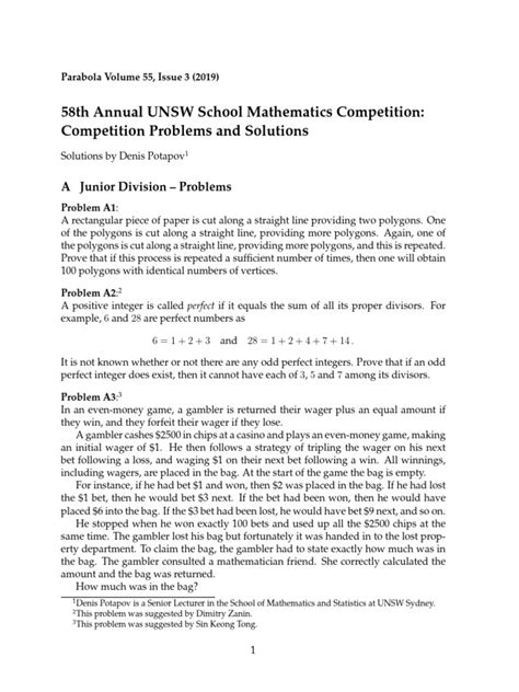 Image result for Common Contest Math Problems