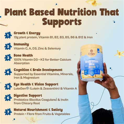 Kids Nutrition MIx - Creamy Vanilla (ages 13+) – Origin Nutrition