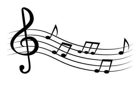 Music Notes and Symbols Isolated. Stock Vector - Illustration of icon ...