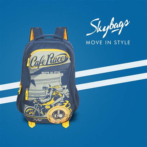Skybags Offroader Pro Laptop Backpack Navy Blue