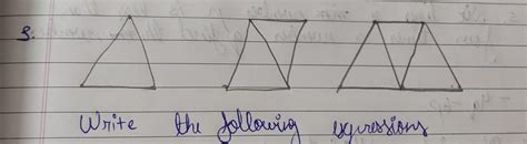 write the following expressions - Brainly.in