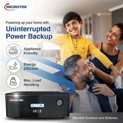 Microtek 1100 VA UPS LUXE 1400 (12V) with 2 Year Warranty Solar ...