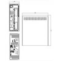 QPX600 Power Supplies Mechanical Drawing details