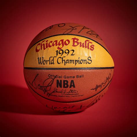 1992 Chicago Bulls 'World Champions' Basketball | Signed by Scottie