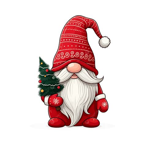 Cheerful Gnome Clipart For Christmas Designs, Holiday Gnome Clipart ...