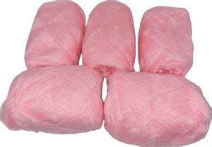 M H N CREATION SUPER SOFT ORIGINAL 3 PLY KNITTING WOOL BABY PINK ( SET ...