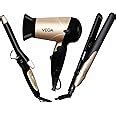 VEGA Miss Versatile Styling Set Straightener, Curler & Dryer Gift Combo ...