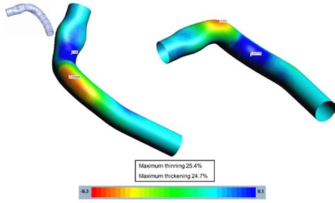 Tube Flow Forming Simulation 的图像结果