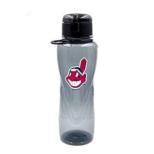 MLB Cleveland Indians Tritan Water Bottle with Flip Lid, 24 oz., Gray ...