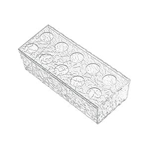 Buy Fashion My Day® Acrylic Flower Vase Rectangular Floral Centerpiece ...