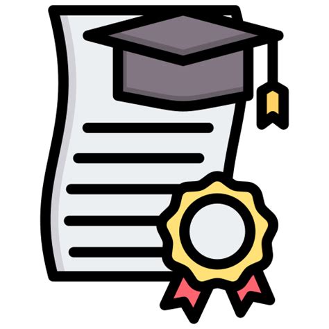 Degree Generic color lineal-color icon | Freepik