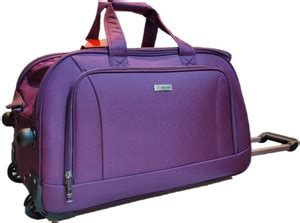Encore Luggage DUFFLE BAG 24 INCH Duffel With Wheels (Strolley) PURPLE ...