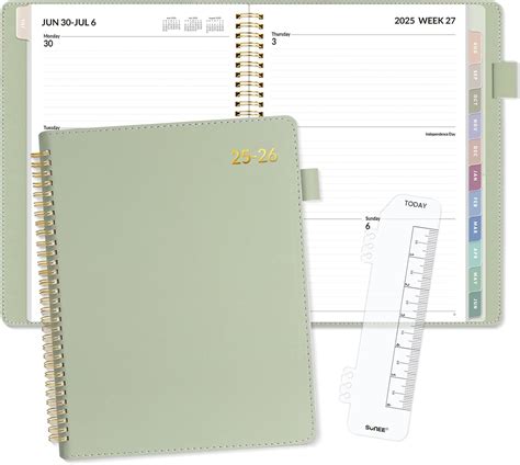 SUNEE 2025-2026 Weekly & Monthly Planner 9x11.2 - 12 India | Ubuy