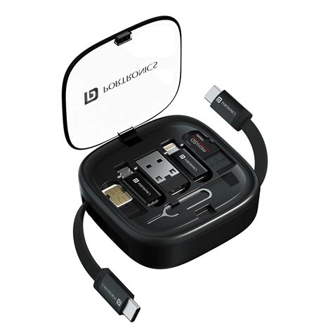 Portronics Snapcase 2 60W Fast Charging Data Cable Kit