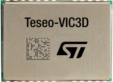 Teseo-VIC3D Industrial GNSS Dead-Reckoning Module - STMicro | Mouser