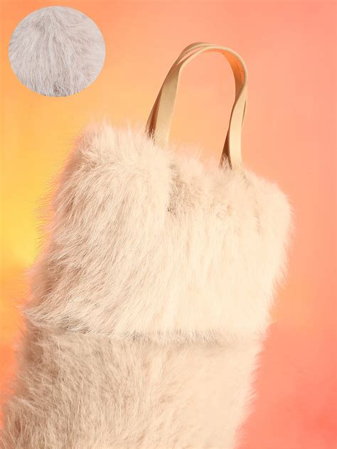Haute Sauce Women's The Fur Hand Bag For Casual Wear | Baby Pink Colour ...
