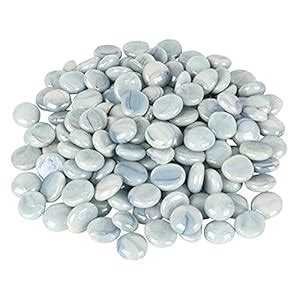 VANNEF Stone Special Polished Shiny Glass Pebbles for Home Garden ...