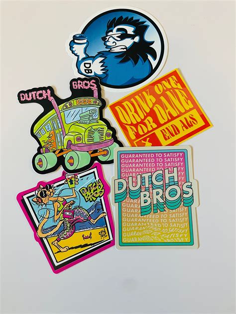 Dutch Bros Stickers | Dutch Brother Stickers | Coffee Lover Stickers ...