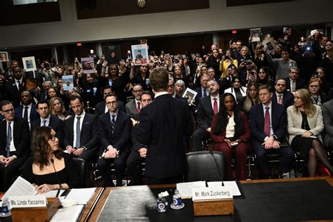 Zuckerberg apologizes to families of kids harmed online as Senate grills tech CEOs - Good ...