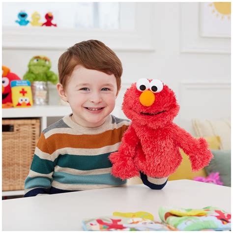Buy GUND Sesame Street Official Elmo Muppet Plush Hand Puppet, Premium ...
