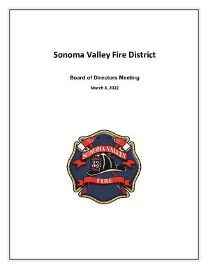 Fillable Online SVFD Board Packet.pdf - Sonoma Valley Fire District Fax ...